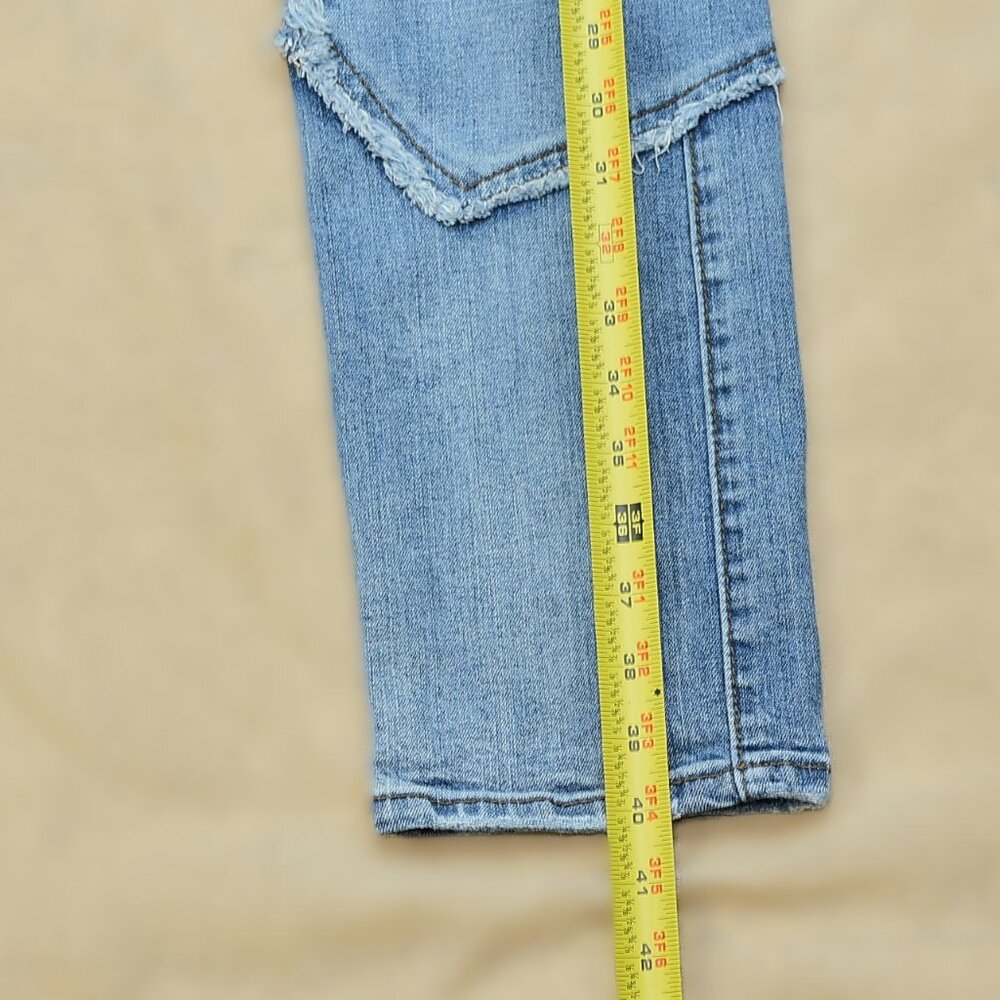 Smuggler’s Moon Light Blue Distressed Men’s Stretch Comfort Jeans size 36/32. - Picture 8 of 10